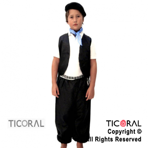 DISFRAZ GAUCHO ECO CON BOINA CR TALLE 1 x 1